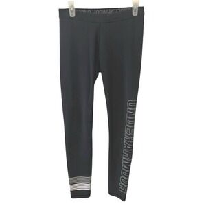 Boys Under Armour Base Layer Fitted Pants Medium Elastic Waist Baseball ‎ Sports